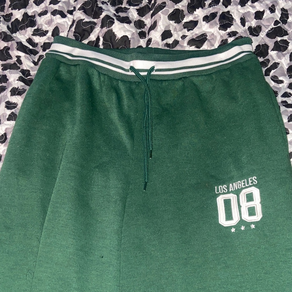 Charlotte Russe Forest Green Sweatpants